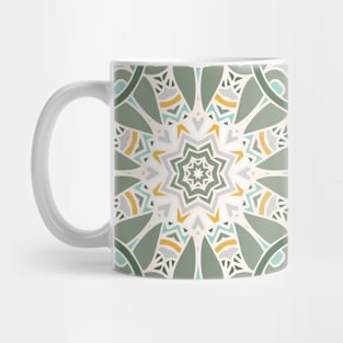 Colorful Oriental Rug Mandala Boho Pattern Mug